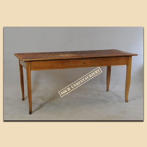 Nr. 4735 Biedermeier Tisch, massiv Kirschbaum, süddeutsch um 1820