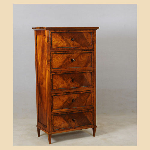 Nr. 4762 Sekretär, Biedermeier, Nussbaum furniert, Schweiz um 1820