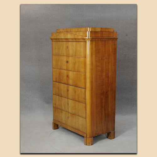 Nr. 4810 Biedermeier Sekretär, Kirschbaum furniert, süddeutsch um 1840
