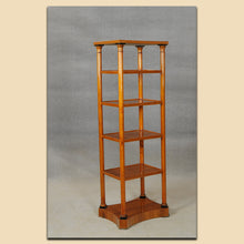 Laden Sie das Bild in den Galerie-Viewer, Nr. 4924 Biedermeier Etagere, Kirschbaum massiv, Österreich/Ungarn ca. 1815